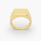 Signet Square Ring