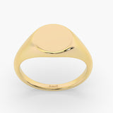 Signet Circle Ring