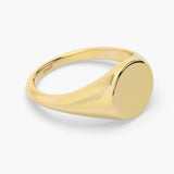 Signet Circle Ring