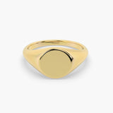 Signet Circle Ring